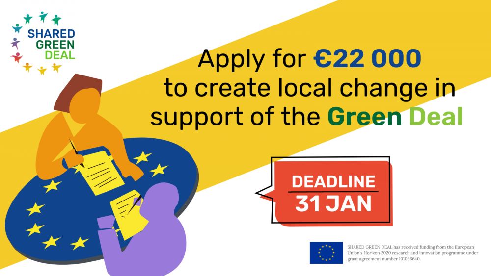 Apply for €22 000 for local stakeholder work on clean energy